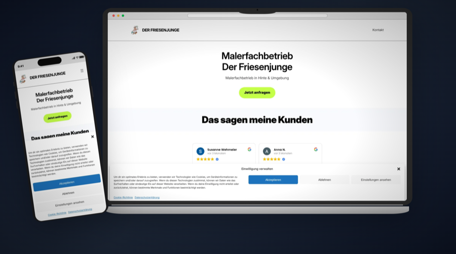 Maler der Friesenjunge Website